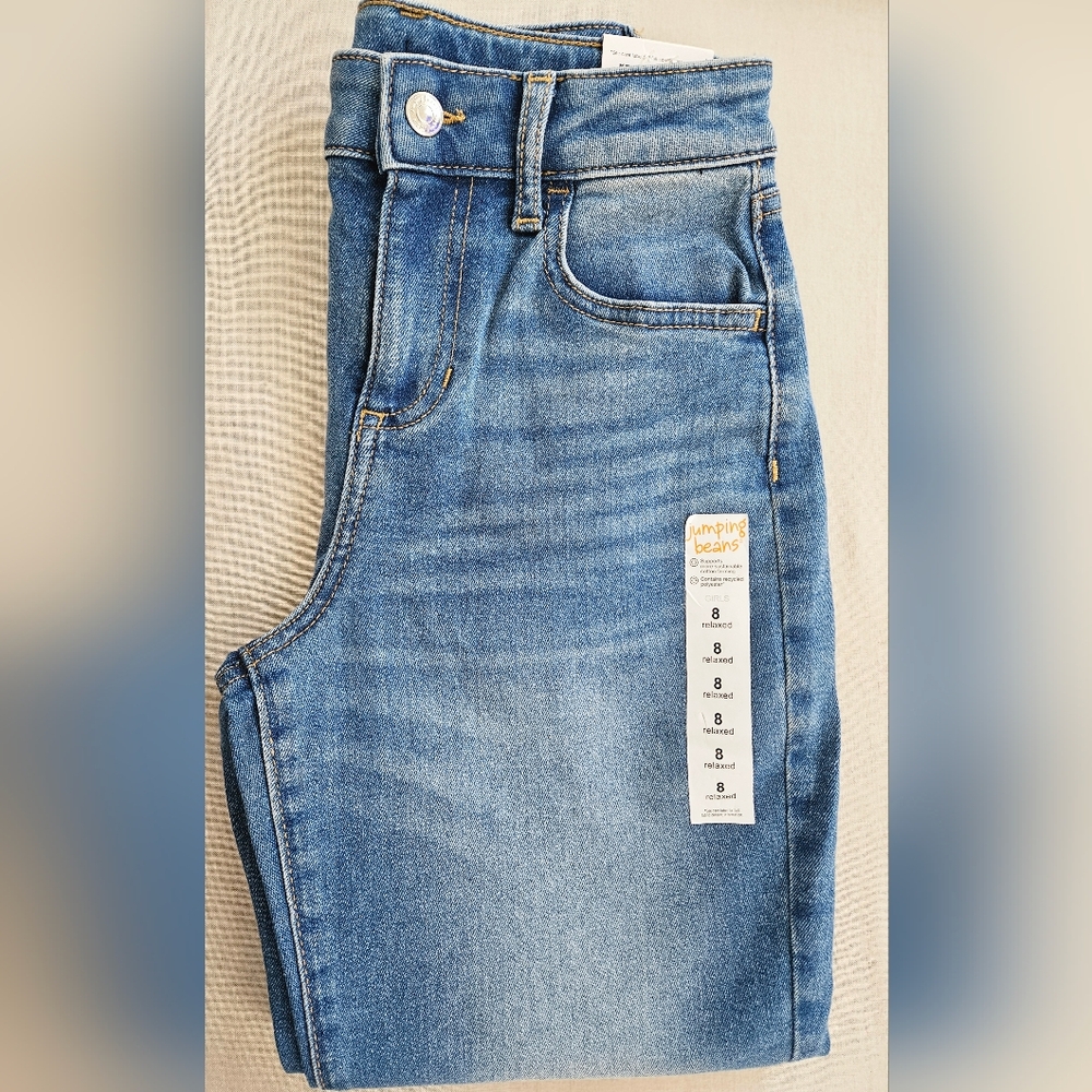 NWT girls relaxed fit jeans